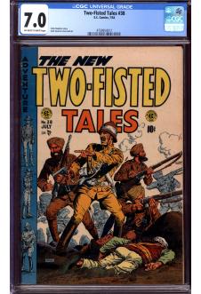 TWO-FISTED TALES #38 CGC 7.0 OW/WH PAGES front cover