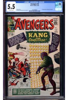 AVENGERS #8 CGC 5.5 OW PAGES | Reece's Rare Comics