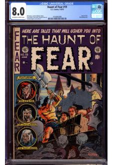 HAUNT OF FEAR #19 CGC 8.0 OW/WH PAGES front cover