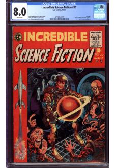 INCREDIBLE SCIENCE FICTION #30 CGC 8.0 WHITE PAGES front cover