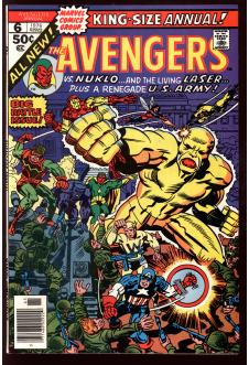 AVENGERS ANNUAL #6 7.0 front cover