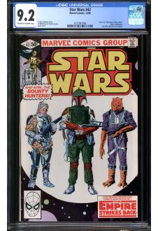 STAR WARS #42 CGC 9.2 OW/WH PAGES front cover