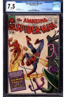AMAZING SPIDER-MAN #21 CGC 7.5 OW PAGES front cover