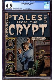 TALES FROM THE CRYPT #23 CGC 4.5 CR/OW PAGES front cover