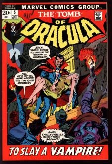 TOMB OF DRACULA #5 7.5 front cover