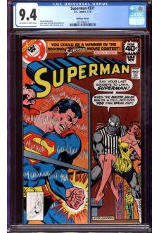 SUPERMAN #331 CGC 9.4 OW/WH PAGES WHITMAN front cover