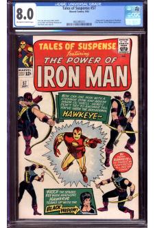 TALES OF SUSPENSE #57 CGC 8.0 OW/WH PAGES front cover