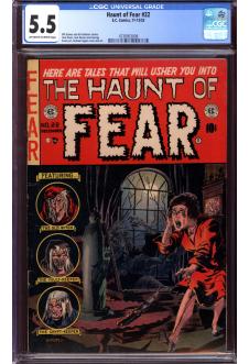 HAUNT OF FEAR #22 CGC 5.5 OW/WH PAGES front cover