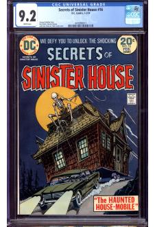 SECRETS OF SINISTER HOUSE #16 CGC 9.2 WHITE PAGES front cover