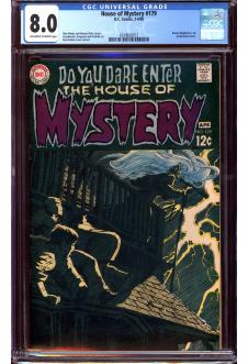 HOUSE OF MYSTERY #179 CGC 8.0 OW/WH PAGES front cover