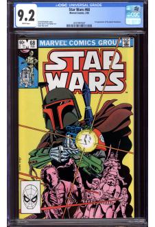 STAR WARS #68 CGC 9.2 WHITE PAGES front cover