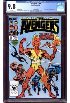 AVENGERS #258 CGC 9.8 WHITE PAGES front cover