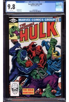 INCREDIBLE HULK #269 CGC 9.8 WHITE PAGES front cover
