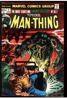 MAN-THING #4 8.0 front cover