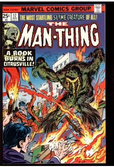 MAN-THING #17 8.5 front cover