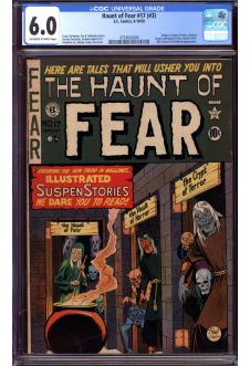HAUNT OF FEAR #17 (#3) CGC 6.0 OW/WH PAGES front cover