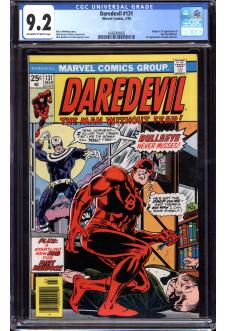 DAREDEVIL #131 CGC 9.2 OW/WH PAGES front cover