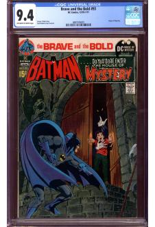 BRAVE AND THE BOLD #93 CGC 9.4 OW/WH PAGES front cover