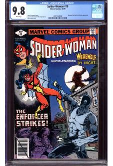 SPIDER-WOMAN #19 CGC 9.8 WHITE PAGES front cover