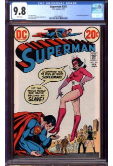 SUPERMAN #261 CGC 9.8 WHITE PAGES front cover