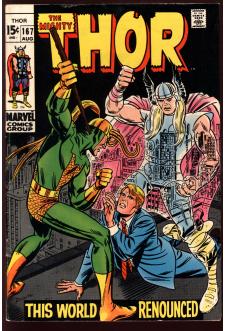 Cover of Thor #167