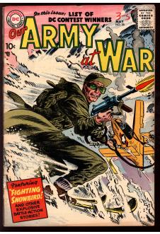 OUR ARMY AT WAR #58 4.0 front cover