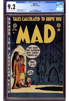 MAD #1 CGC 9.2 OW/WH PAGES front cover
