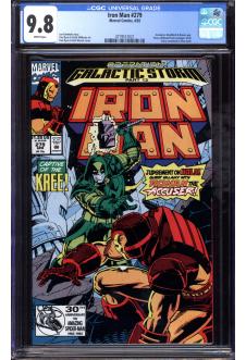 IRON MAN #279 CGC 9.8 WHITE PAGES front cover