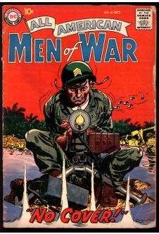 ALL-AMERICAN MEN OF WAR #62 3.5 front cover