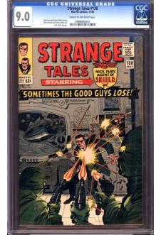 STRANGE TALES #138 CGC 9.0 CR/OW PAGES front cover