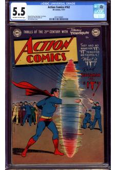 ACTION COMICS #162 CGC 5.5 OW/WH PAGES front cover