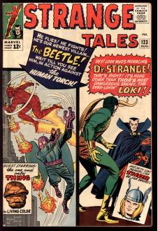 STRANGE TALES #123 4.5 front cover