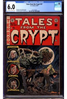 TALES FROM THE CRYPT #37 CGC 6.0 OW/WH PAGES front cover