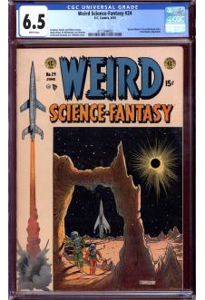 WEIRD SCIENCE-FANTASY #24 CGC 6.5 WHITE PAGES front cover