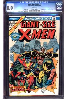 GIANT-SIZE X-MEN #1 CGC 8.0 WHITE PAGES front cover