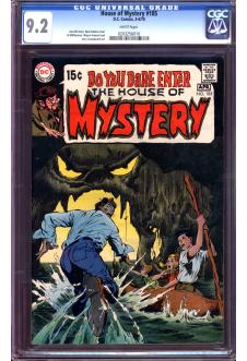 HOUSE OF MYSTERY #185 CGC 9.2 WHITE PAGES front cover