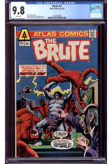 BRUTE #2 CGC 9.8 WHITE PAGES front cover
