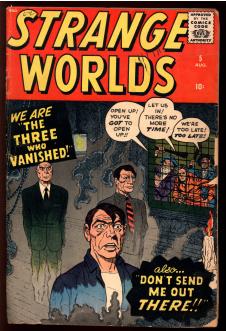 STRANGE WORLDS #5 2.5 front cover