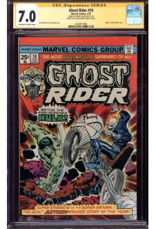 GHOST RIDER #10 CGC 7.0 OW/WH PAGES front cover