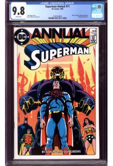 SUPERMAN ANNUAL #11 CGC 9.8 WHITE PAGES front cover