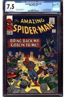 AMAZING SPIDER-MAN #27 CGC 7.5 OW PAGES front cover