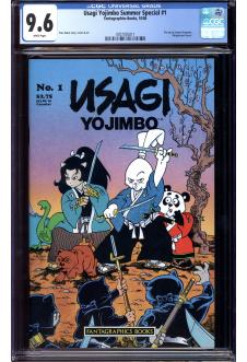 USAGI YOJIMBO SUMMER SPECIAL #1 CGC 9.6 WHITE PAGES front cover