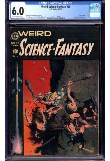WEIRD SCIENCE-FANTASY #29 CGC 6.0 OW/WH PAGES front cover