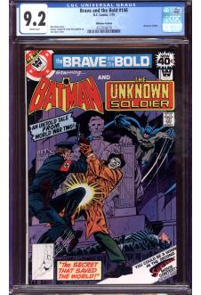 BRAVE AND THE BOLD #146 CGC 9.2 WHITE PAGES WHITMAN front cover