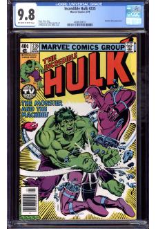 INCREDIBLE HULK #235 CGC 9.8 OW/WH PAGES front cover