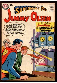 SUPERMAN'S PAL JIMMY OLSEN #33 5.0 front cover