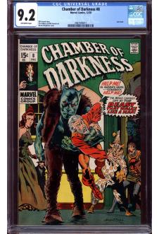 CHAMBER OF DARKNESS #8 CGC 9.2 OW PAGES front cover