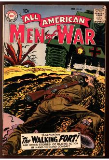 ALL-AMERICAN MEN OF WAR #66 4.5 front cover