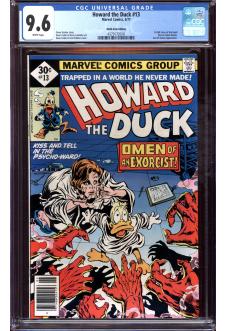 HOWARD THE DUCK #13 CGC 9.6 WHITE PAGES MULTI-PACK front cover