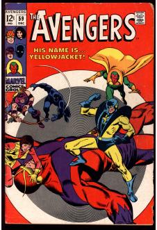 AVENGERS #59 4.0 front cover